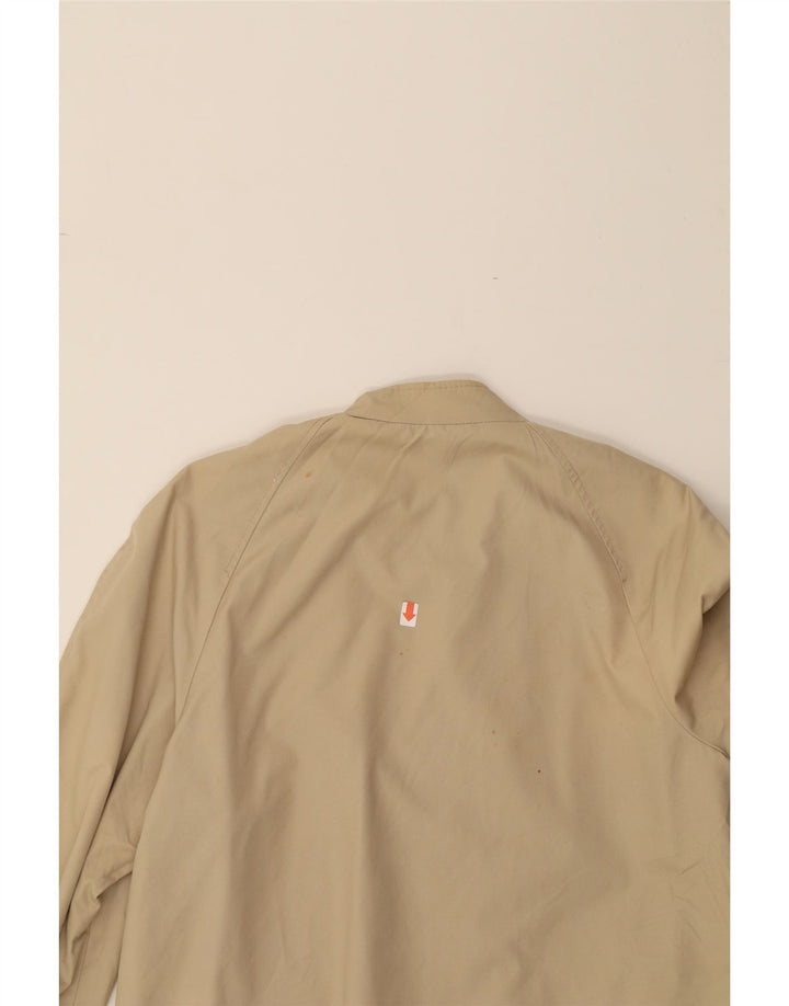 VINTAGE Mens Bomber Jacket UK 36 Small Beige Synthetic Vintage Vintage and Second-Hand Vintage from Messina Hembry 
