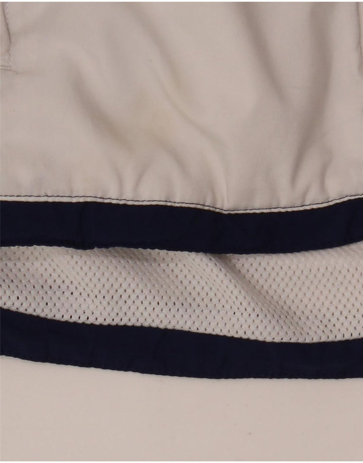 Adidas Womens Tracksuit Top Jacket UK 14 Large White Colourblock