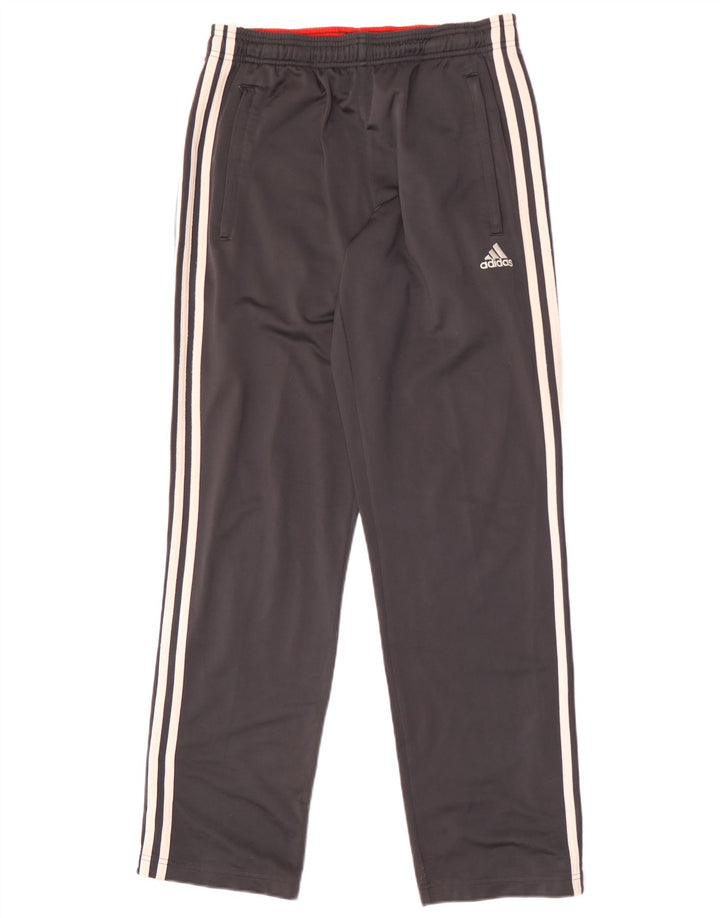 Adidas fuld træningsdragt til mænd UK 36/38 Small Grey Colourblock Polyester