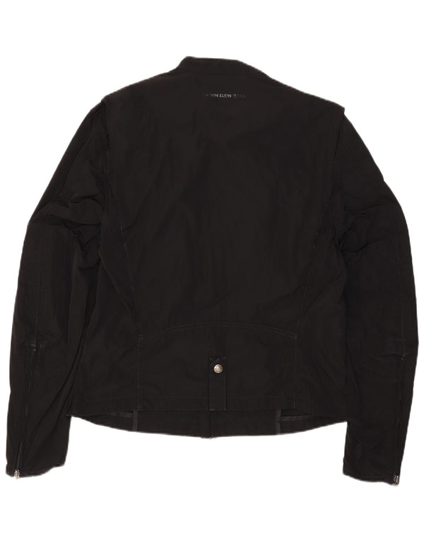 Calvin Klein Jeans Herre Graphic Racer Jacket UK 42 XL Sort