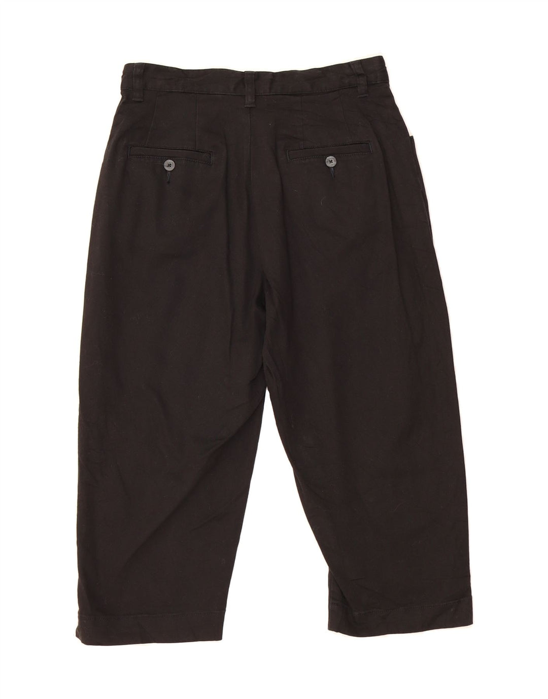 LEE Womens Straight Capri Trousers W28 L19 Black Vintage Lee and Second-Hand Lee from Messina Hembry 