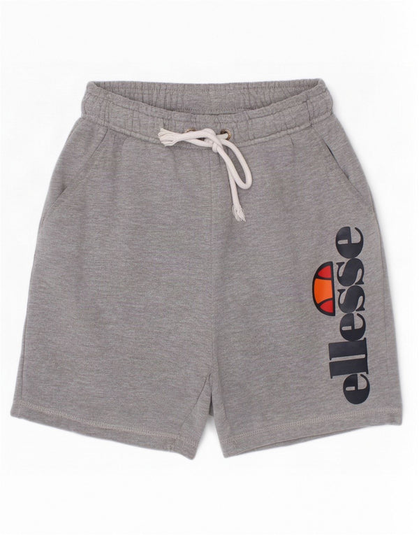 Ellesse Boys Graphic Sport Shorts 10-11 Years Grey Flecked