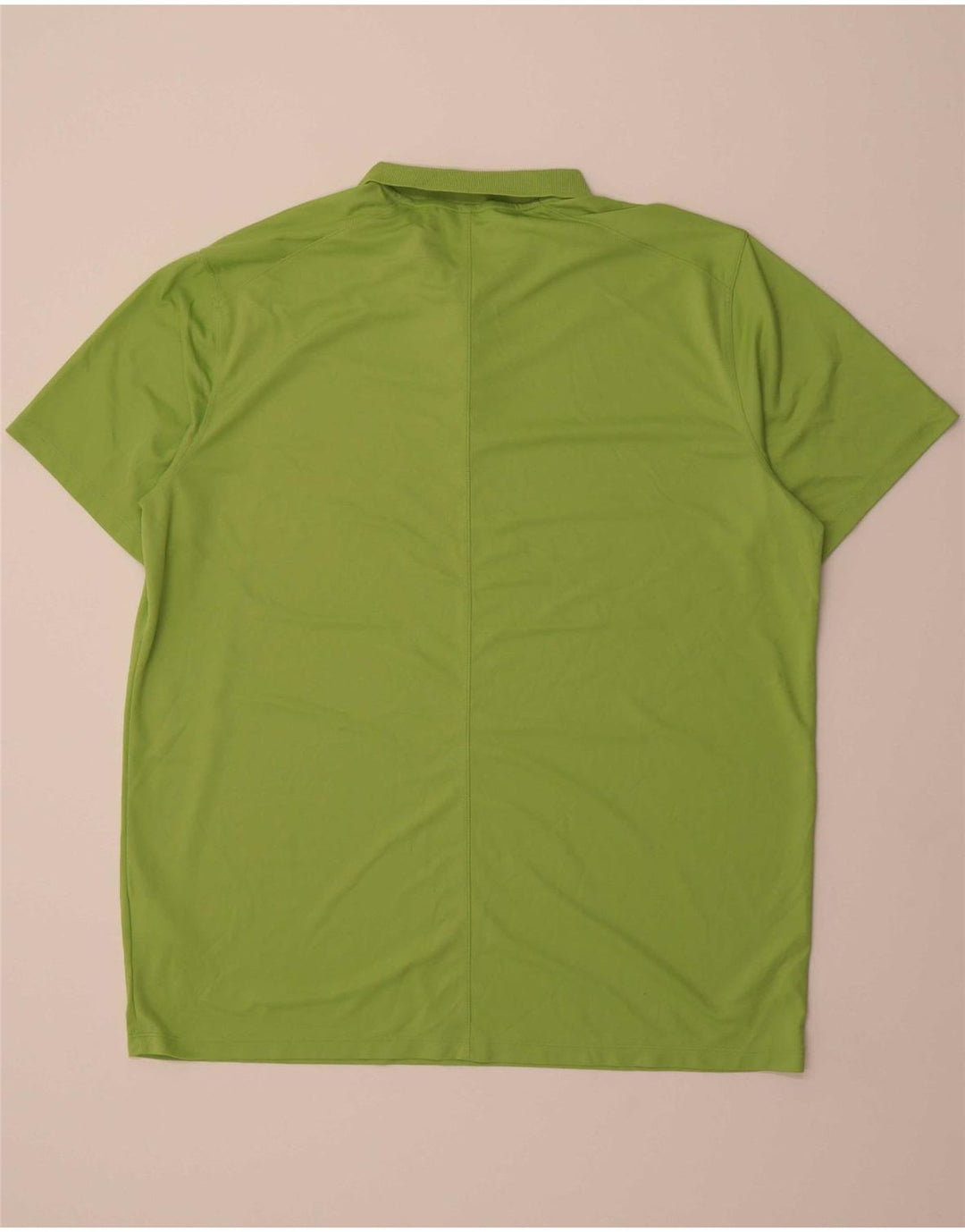 NIKE Mens Big & Tall Polo Shirt XL Green Polyester