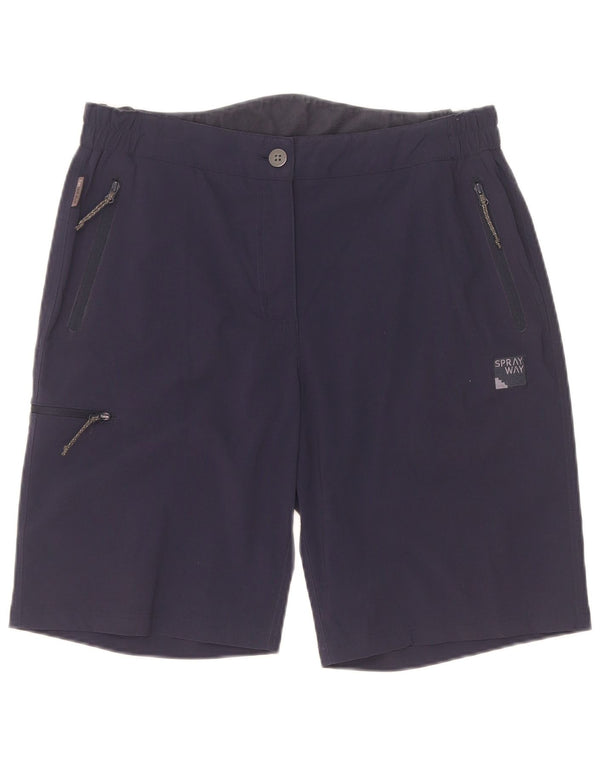 Pantaloncini cargo da donna Sprayway UK 12 Medium W32 Blu navy in poliammide