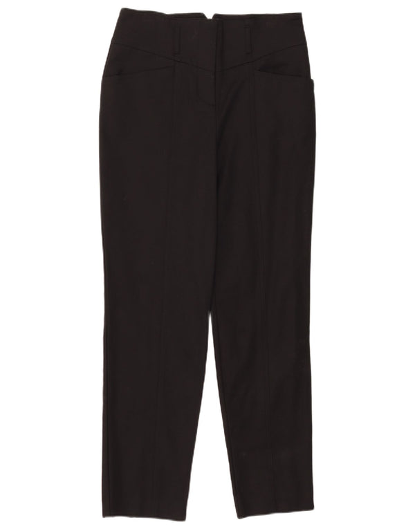 Pantaloni casual conici Boden pentru femei cu talie înaltă UK 10 Small W30 L28 Negru