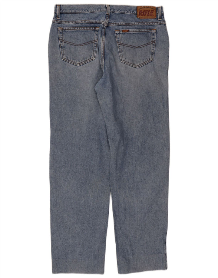 Rifle Mens Straight Jeans W36 L30 Blue