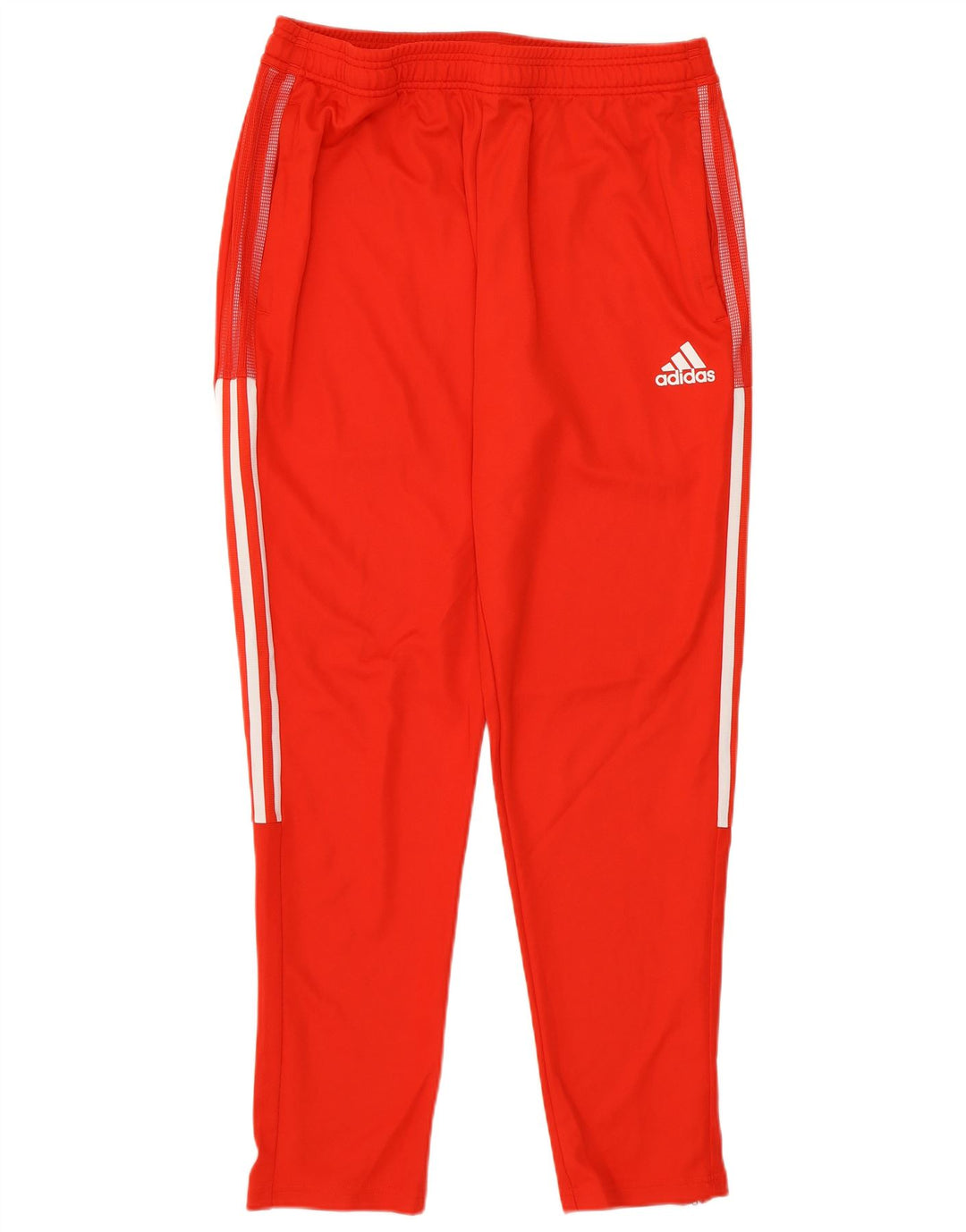 Adidas Mens Tracksuit Trousers Large Red Polyester Sports