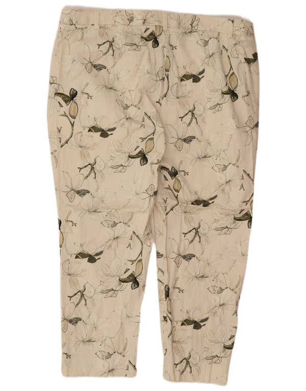 Marks & Spencer Damen-Anzughose mit hoher Taille, UK 20, 2XL, W38, L25, gebrochenes Weiß