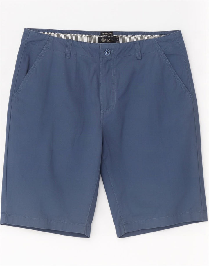 Dack's Short Chino Coupe Regular Homme IT 50 Large W34 Bleu Coton