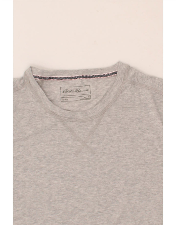 EDDIE BAUER Mens T-Shirt Top XL Grey Cotton Vintage Eddie Bauer and Second-Hand Eddie Bauer from Messina Hembry 