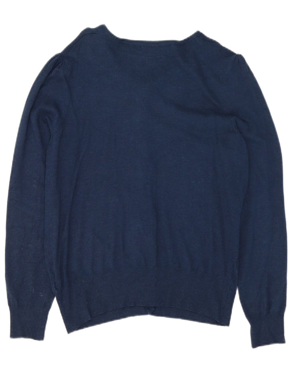 Marks & Spencer Cardigan pour femme en viscose bleu marine moyen UK 12
