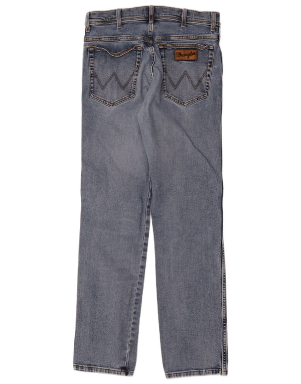 Jeans dritti da uomo Wrangler Texas W33 L32 cotone blu