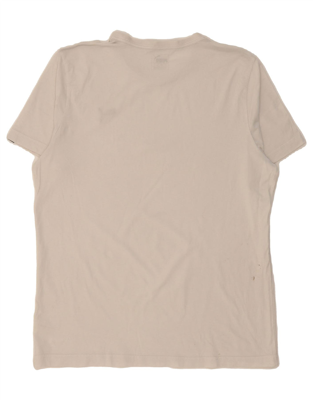 PUMA Mens T-Shirt Top Large White Vintage Puma and Second-Hand Puma from Messina Hembry 