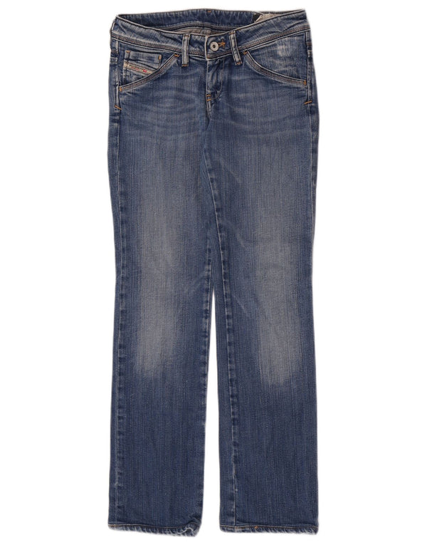 Jeans drepte pentru femei Diesel Muze W27 L30 Bumbac albastru