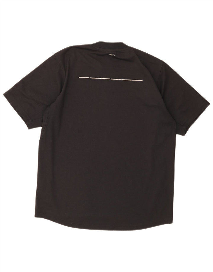 Adidas Mens T-Shirt Top UK 36/38 Small Black Polyester