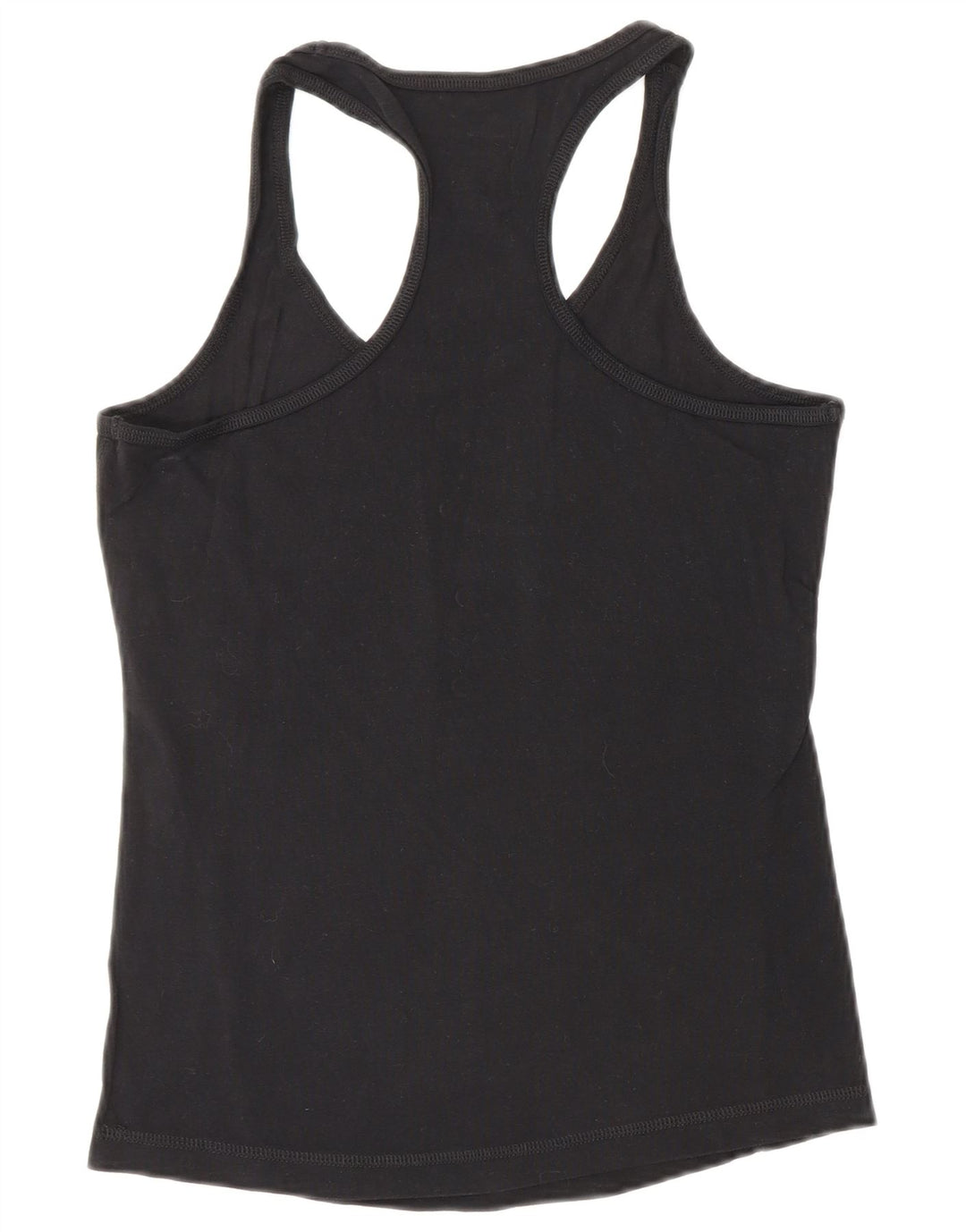 CHAMPION Womens Graphic Vest Top UK 14 Large Black