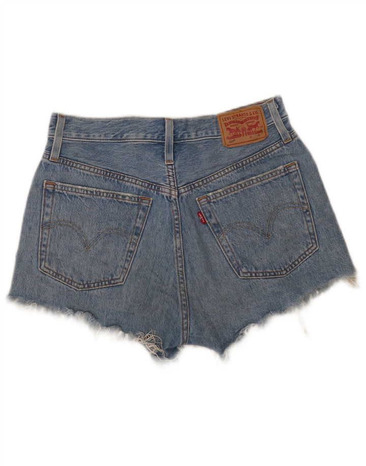 Levi's Womens 501 Denim Shorts W26 Small Blue Cotton