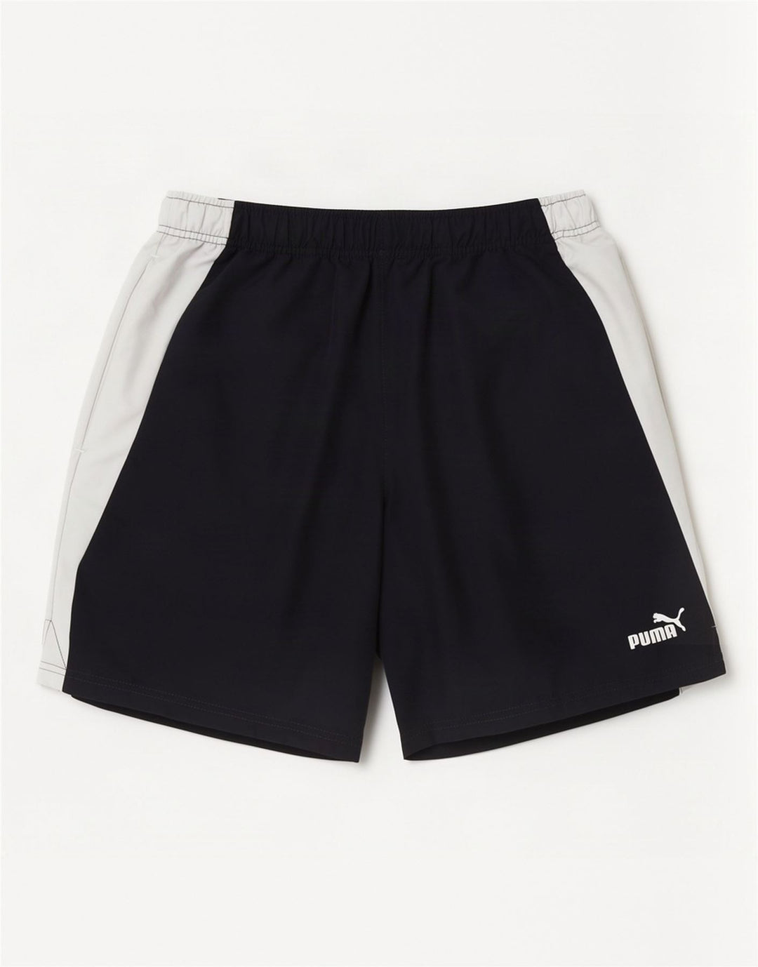 Puma Mens Sport Shorts Medium Navy Blue Colourblock Polyester