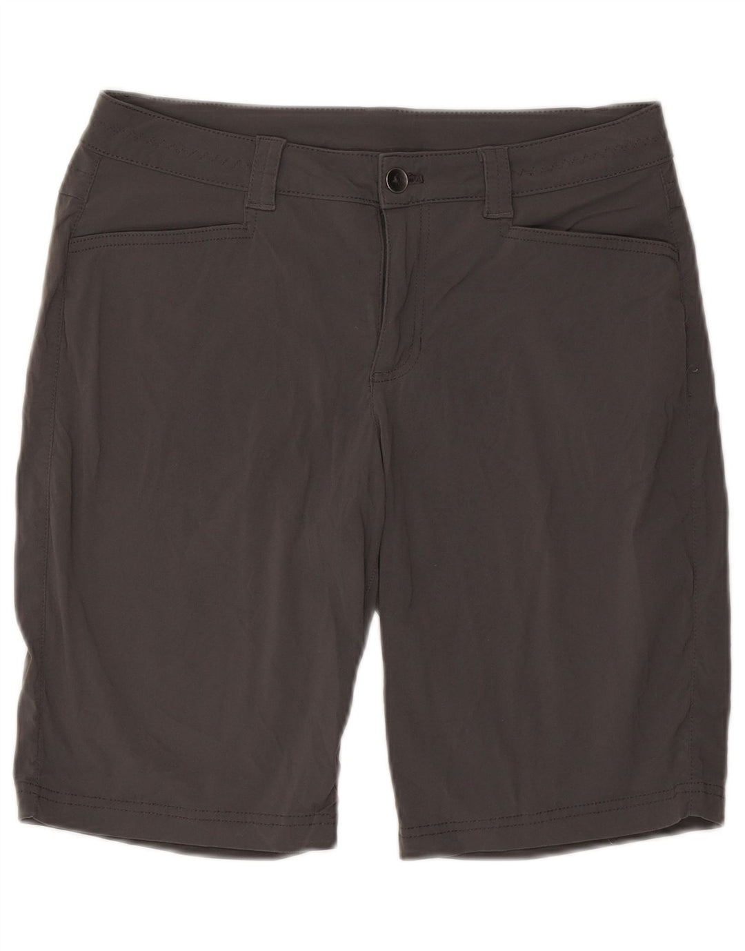 Eddie Bauer Womens Hiking Shorts US 10 Large W32  Grey Nylon