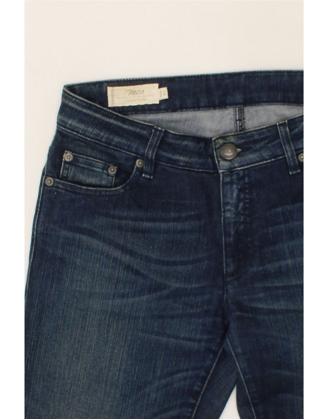 MARLBORO CLASSICS Womens Cropped Jeans W31 L25 Blue Cotton Vintage Marlboro Classics and Second-Hand Marlboro Classics from Messina Hembry 