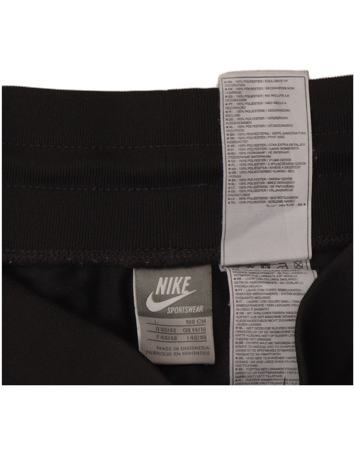 NIKE Womens Tracksuit Trousers UK 14/16 Large  Grey Polyester