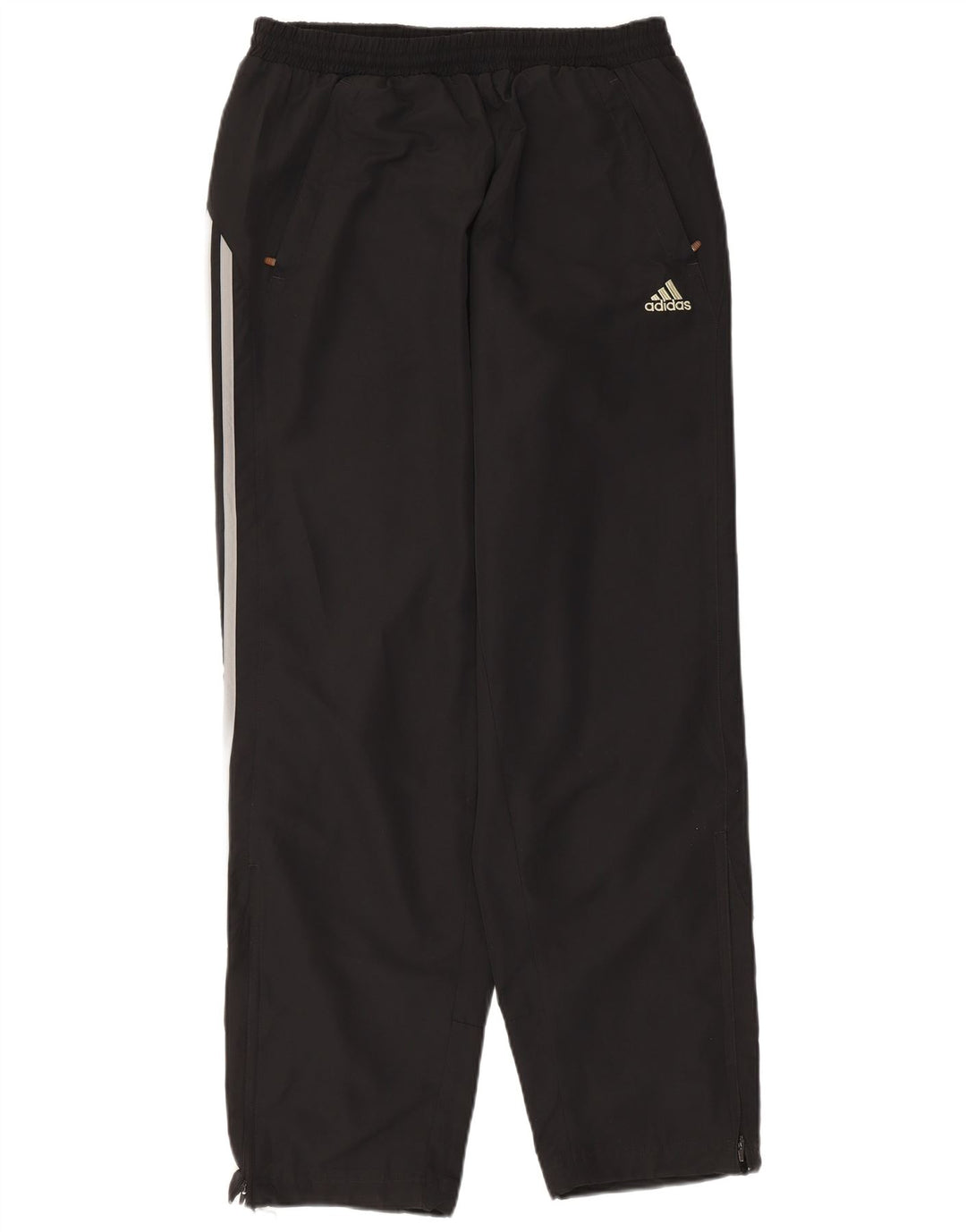 Adidas Mens Climalite Tracksuit Trousers UK 38/40 Medium  Black Polyester