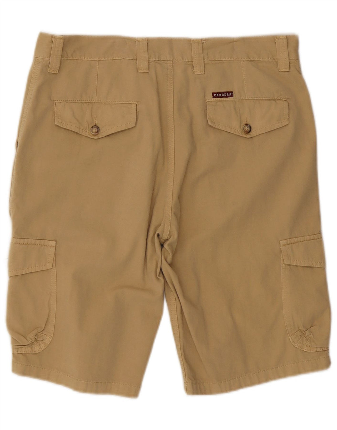 CARRERA Mens Cargo Shorts W34 Large Beige Cotton