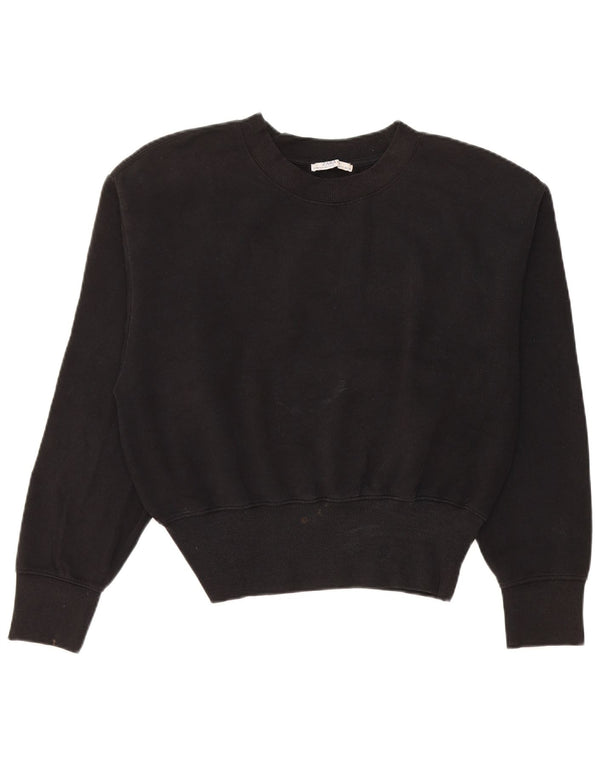 Felpa da donna Zara UK 16 grande nera