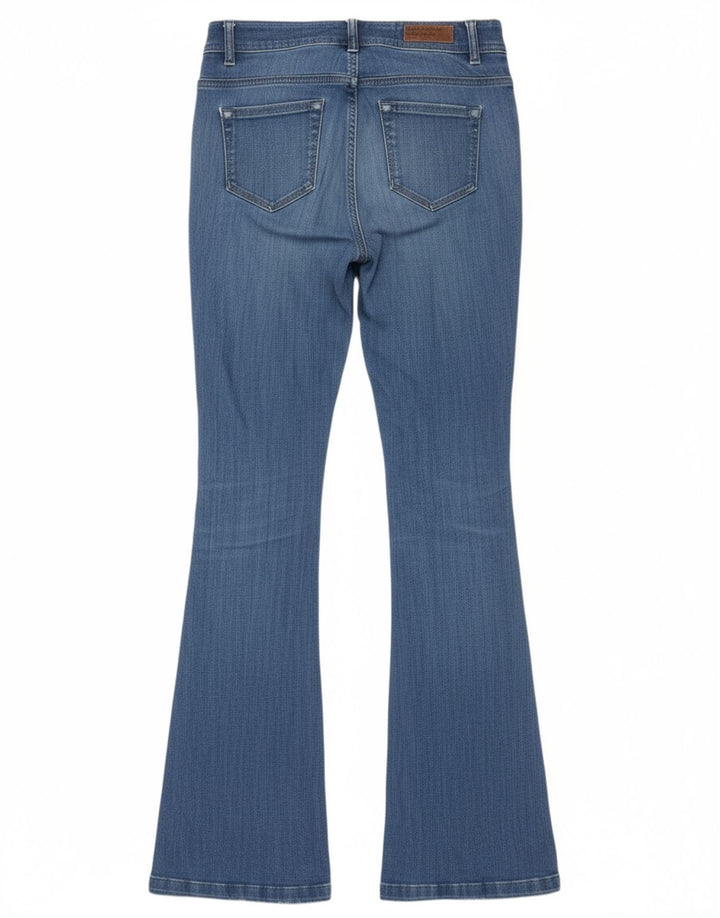 BENETTON Womens Flared Jeans W26 L33 Blue Cotton