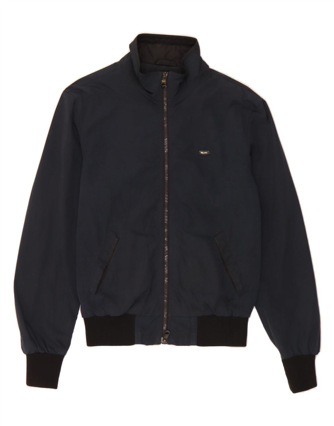 REFRIGIWEAR Mens Bomber Jacket UK 36 Small Navy Blue Vintage Refrigiwear and Second-Hand Refrigiwear from Messina Hembry 