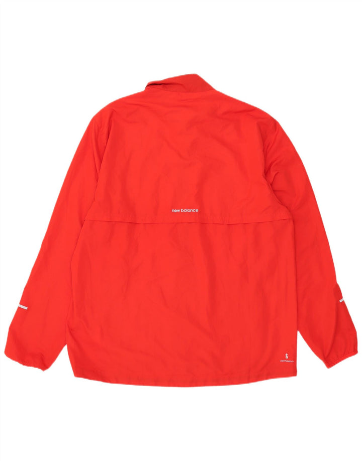New Balance Herre grafisk træningsdragt Topjakke XL Rød Polyester
