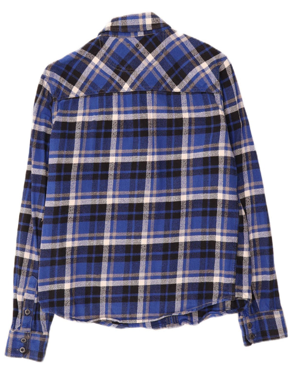 Converse Mens Flannel Shirt Medium Blue Check
