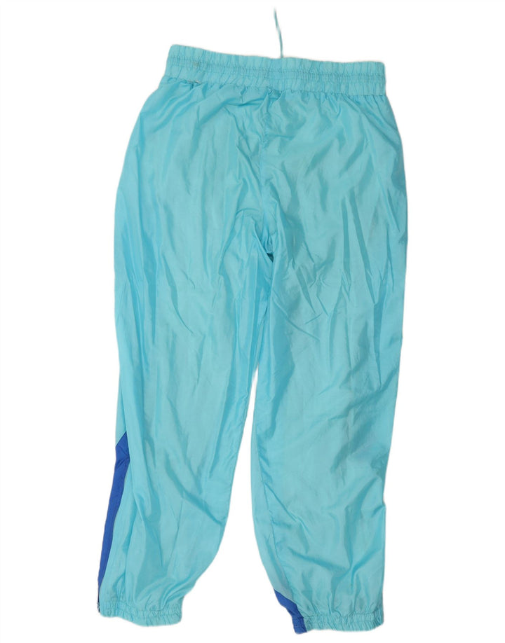 Vintage Womens Tracksuit Trousers 2XL Blue Colourblock Polyamide