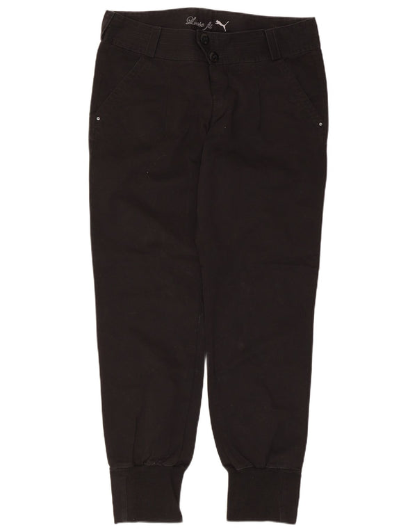 Женские брюки-джоггеры Puma UK 12 Medium W34 L29, черные хлопковые