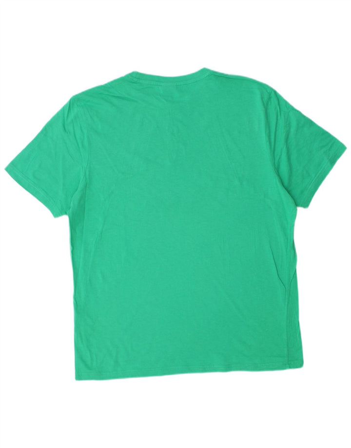 North Sails Herre Grafisk T-Shirt Top Medium Grøn Bomuld
