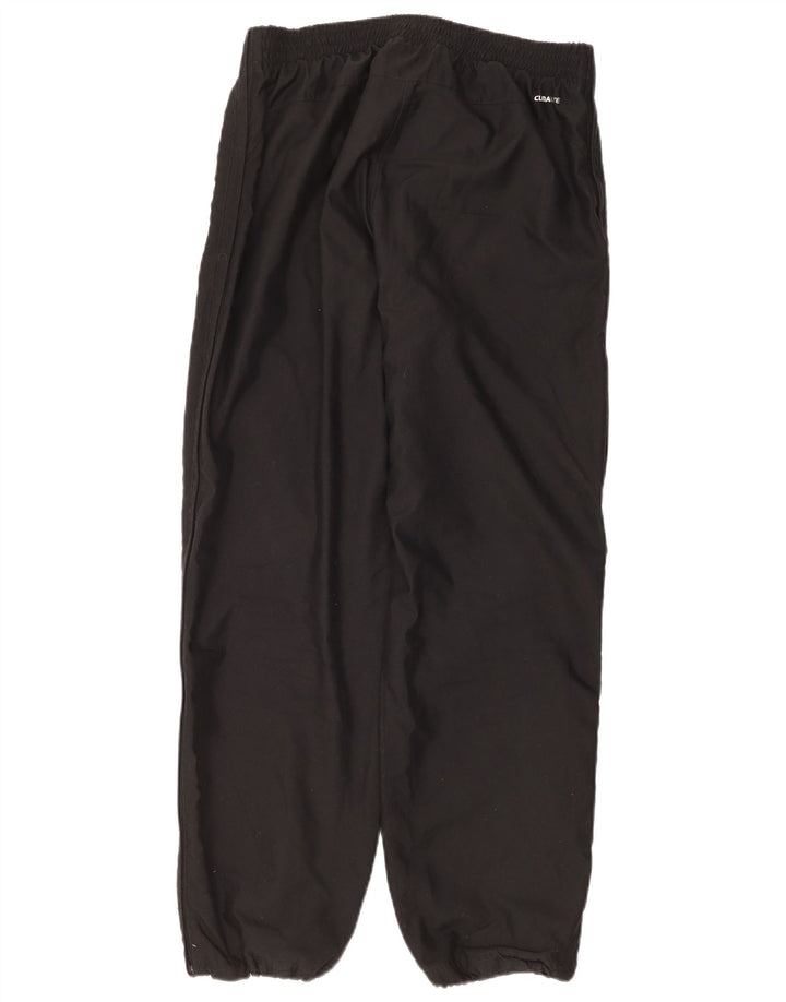 ADIDAS Mens Climalite Tracksuit Trousers Joggers Medium Black Polyester