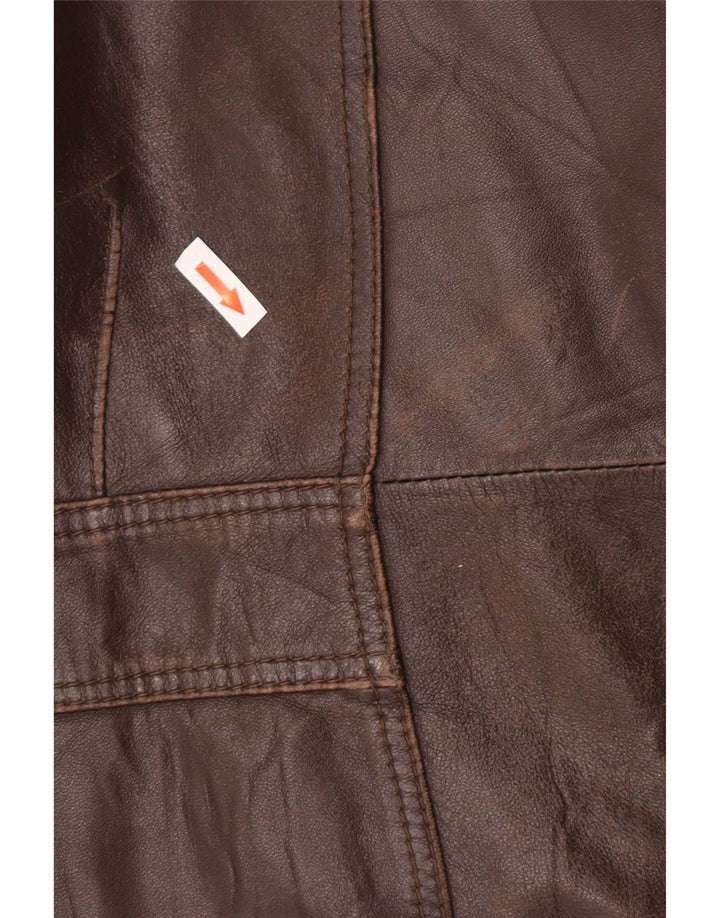 U Extenso muškoj kožnoj jakni UK 40 Large Brown