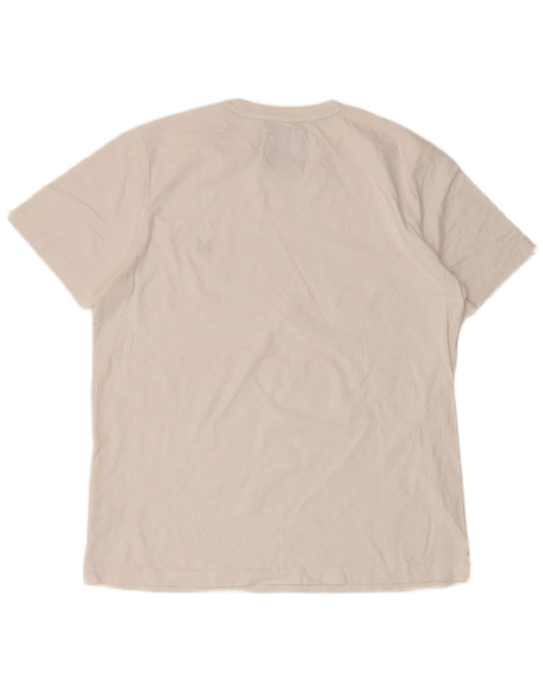 Crew Clothing Herre T-Shirt Top Stor Hvid Bomuld