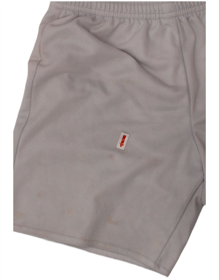 ADIDAS Boys Climalite Sport Shorts 9-10 Years  White Polyester