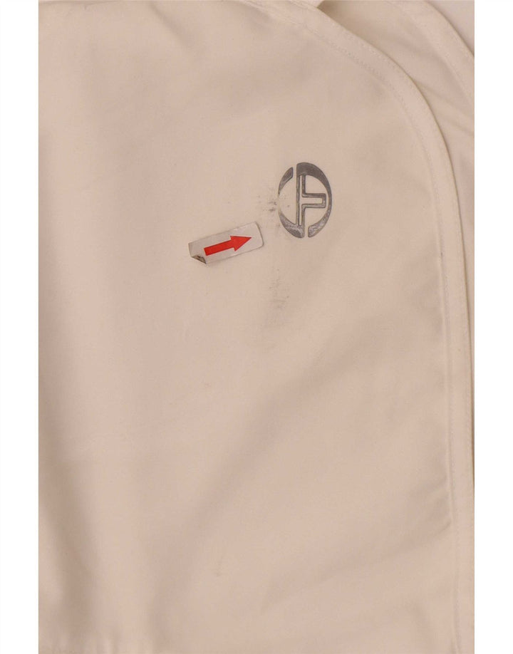 Sergio Tacchini Womens Sport Shorts IT 44 Medium White Polyester