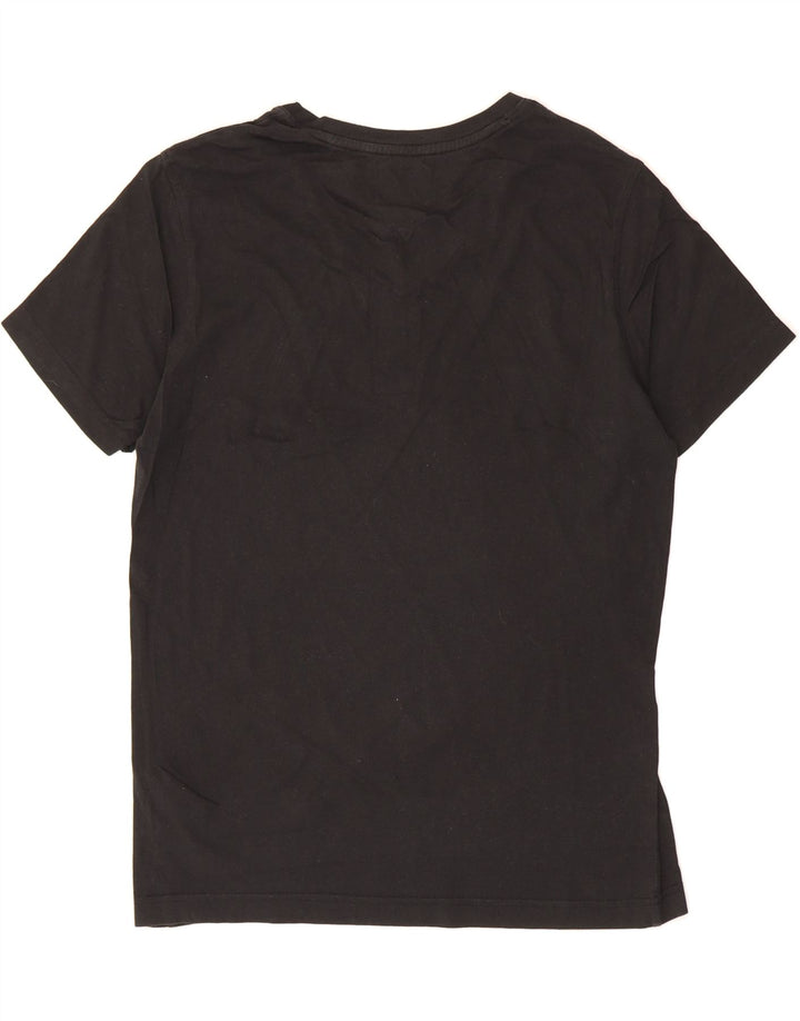 TOMMY HILFIGER Mens T-Shirt Top Medium Black Cotton Vintage Tommy Hilfiger and Second-Hand Tommy Hilfiger from Messina Hembry 