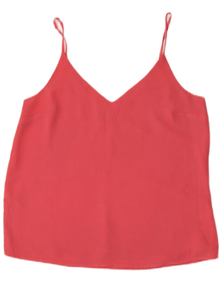 Oasis Damen Cami Top UK 12 Mittelrosa Polyester