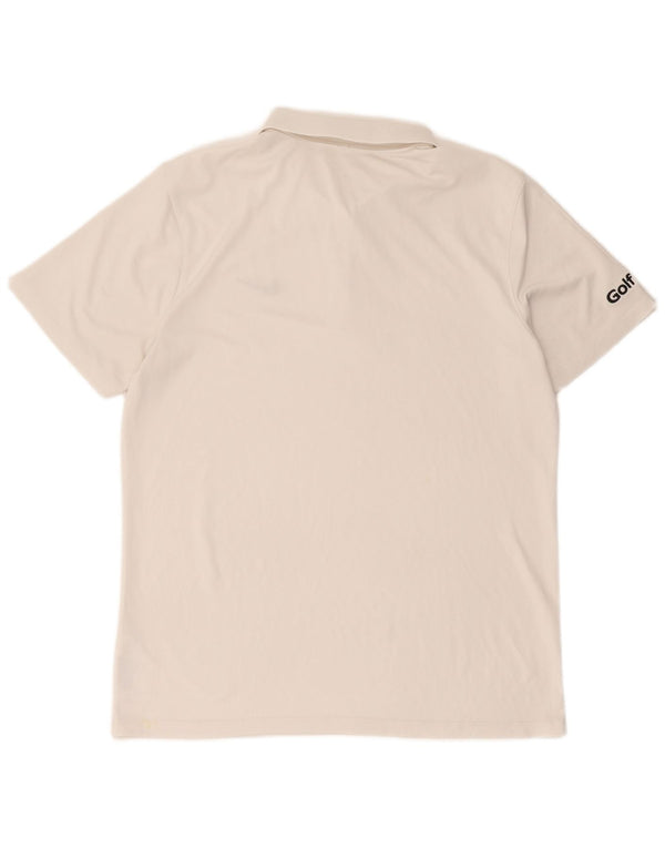 Polo Nike da uomo Dri Fit grande bianca in poliestere