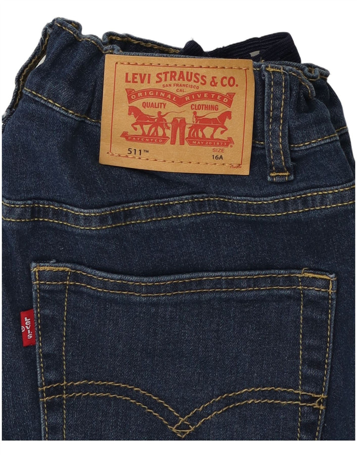 Jeans Levi's 511 Slim da ragazzo 15-16 anni in cotone blu navy