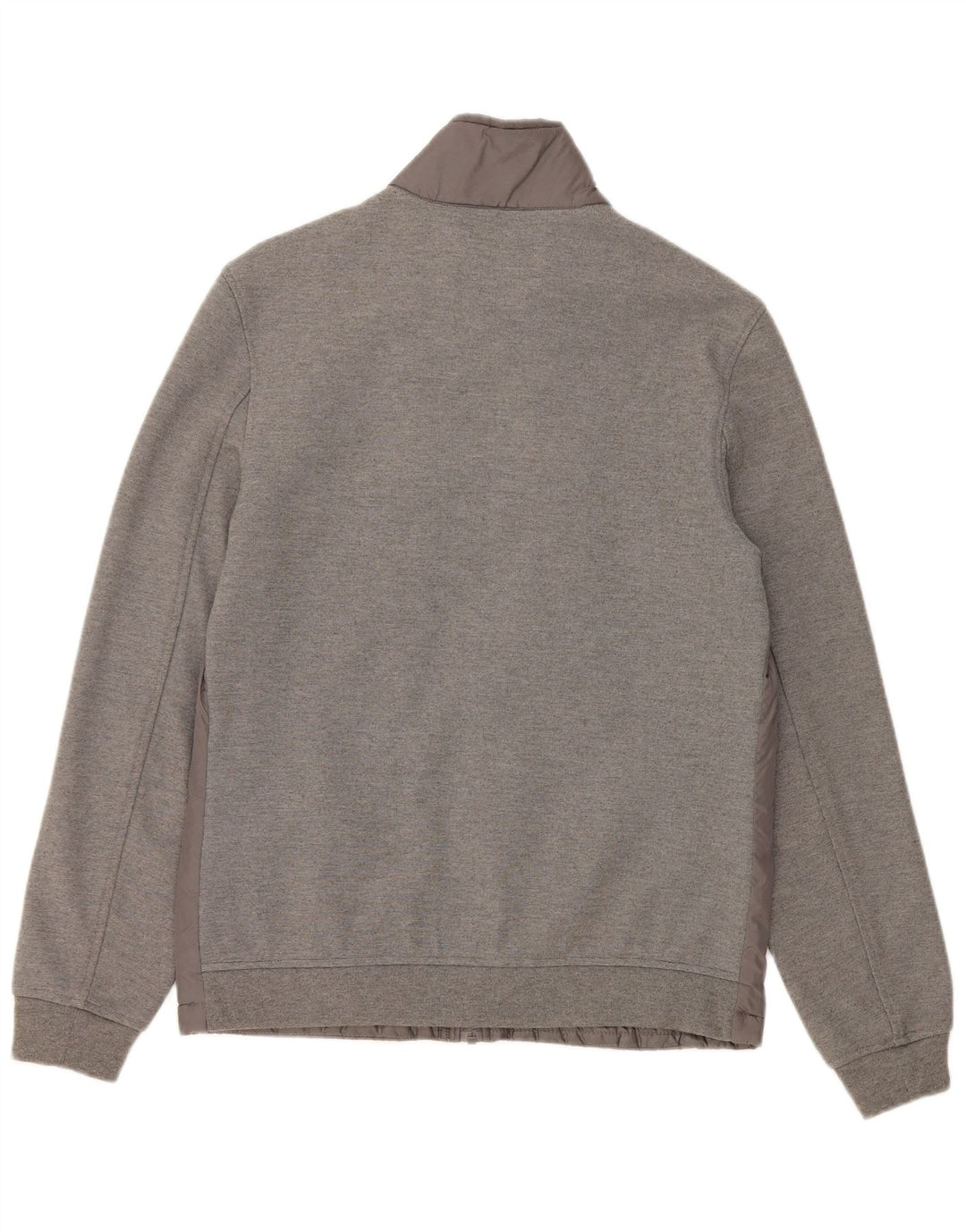 ZARA Mens Tracksuit Top Jacket Large Grey Viscose