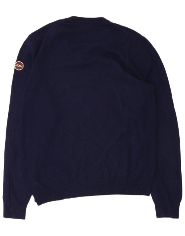 Colmar Pull col en V pour femme UK 16 Large Bleu marine