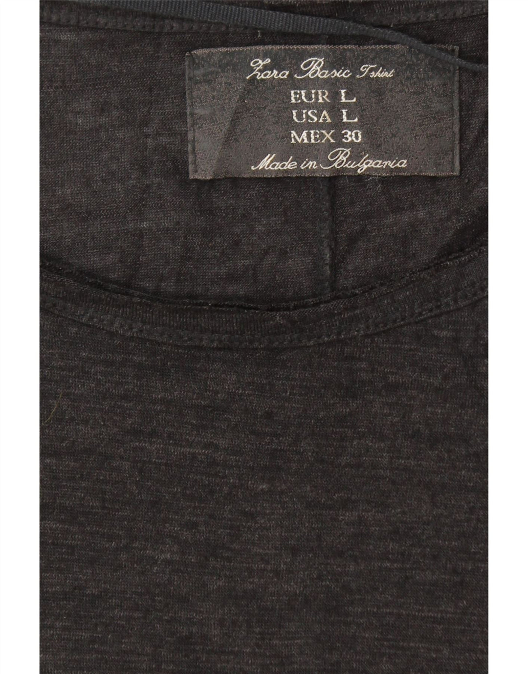 ZARA Womens Top Long Sleeve UK 14 Large Black Vintage Zara and Second-Hand Zara from Messina Hembry 