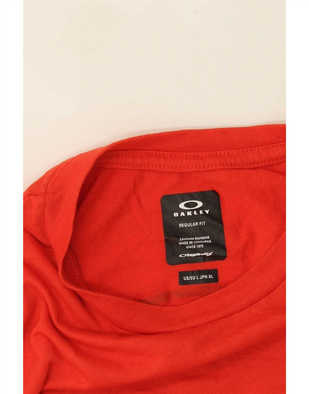 Oakley Mens Regular Fit Graphic T-Shirt Top Large Red