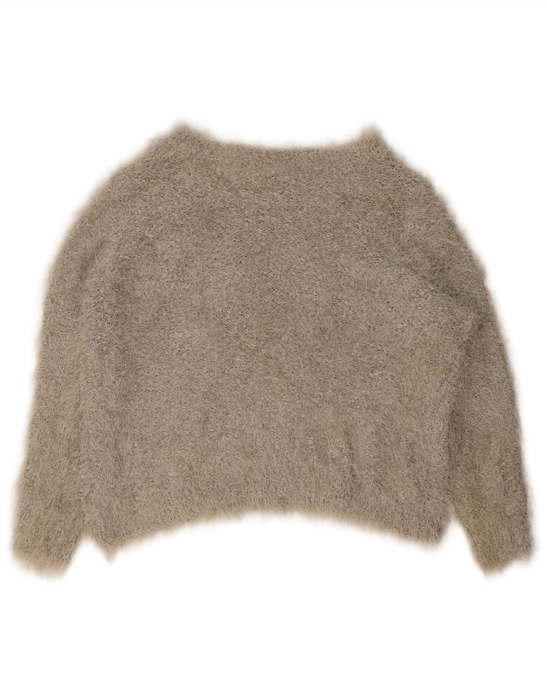 Marks & Spencer Womens Boat Neck Jumper Sweater UK 16 Large Grey Polyester