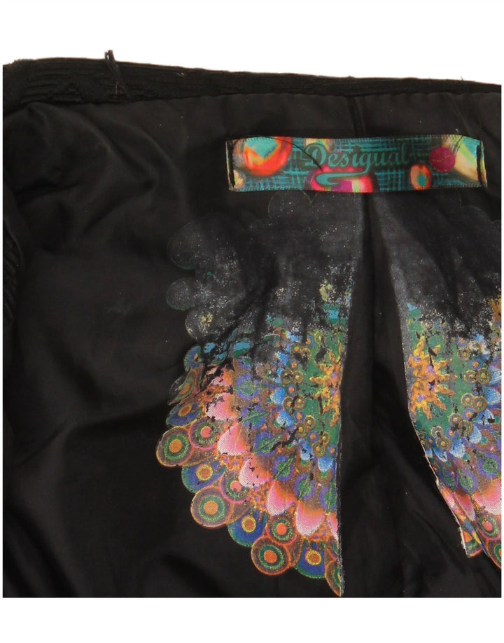 Desigual Womens Overcoat EU 46 XL Black